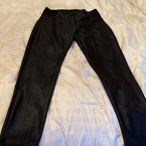 a new day Black Faux Leather Pants